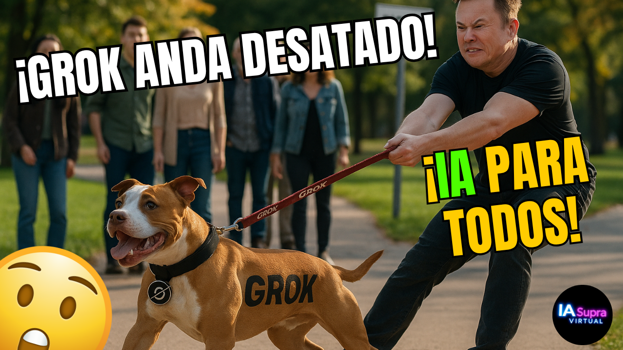 ¡Grok sin correa! Elon libera su inteligencia artificial | 💻Supra Virtual 💻 | 6 Agosto ¡Grok sin correa! Elon libera su inteligencia artificial | 💻Supra Virtual 💻 | 6 Agosto